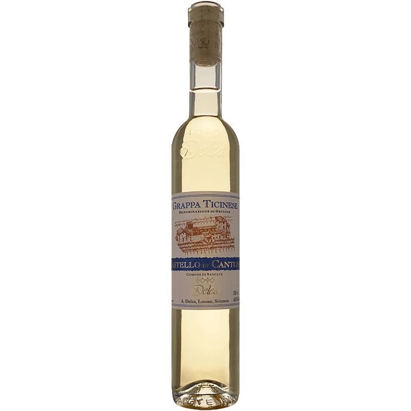 Grappa Ticinese del Castello di Cantone Rancate Delea Vini e Distillati Losone