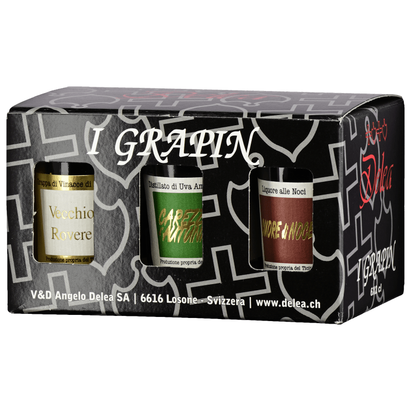 DELEA Distillati 6 x 2cl I "GRAPIN" 6 DISTILLATI DELEA MIGNON