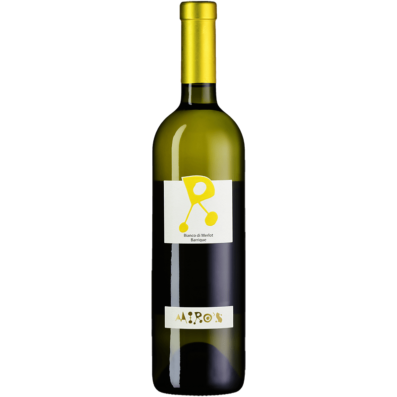 MIROS Bianchi 75 cl / 2019 R MERLOT BARRIQUE BIANCO TI DOC