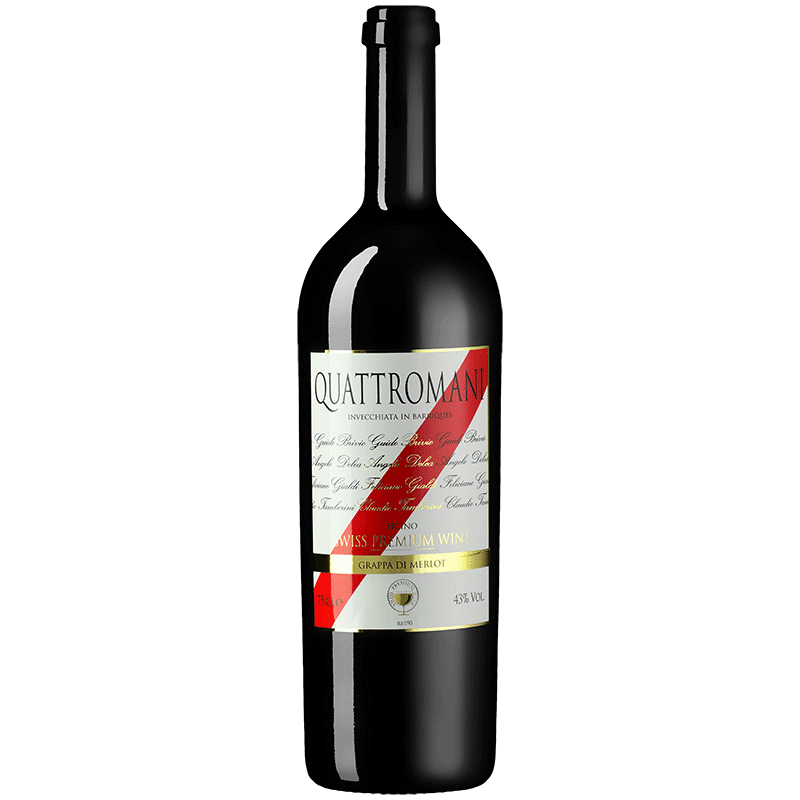 SWISS PREMIUM WINE Superalcolico 75 cl Grappa Quattromani (366488927)