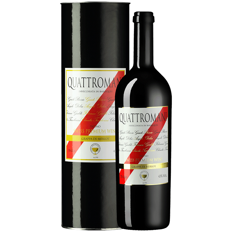 SWISS PREMIUM WINE Superalcolico Grappa Quattromani (366488927)